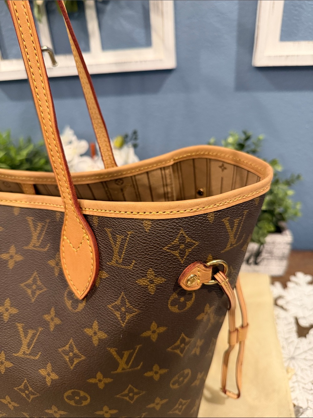 Authentic Louis Vuitton Never Full MM monogram - Picture 7 of 17